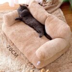Cat Sofa Bed Washable Fluffy 4 Color Couch - Image 9
