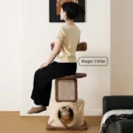 Treehouse Cat Tree for Multiple Cats Climbing Condo - Image 15
