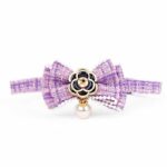 Camellia Cat Collar with Pearls - Image 9