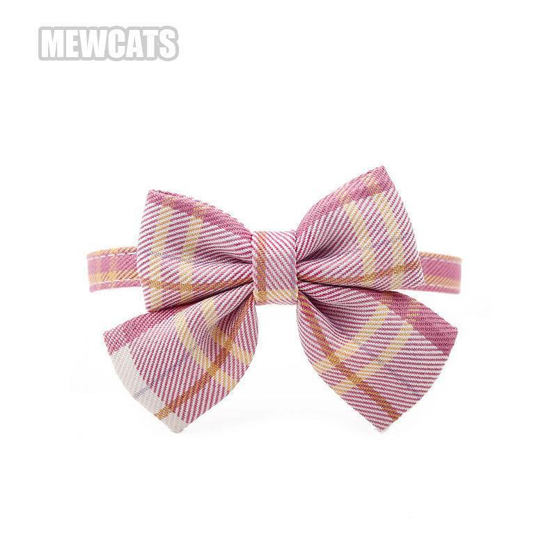 5fce1e669dae43f32d8228347ce27607373951ce24ede21d25a142314517e93d.jpg JK Bow Tie Cat Collar Set - Image 1