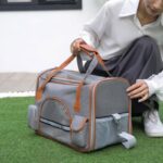 Cat Carrier Bag Foldable Tote 3 Color Handbag - Image 3