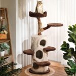 Treehouse Cat Tree for Multiple Cats Climbing Condo - Image 6
