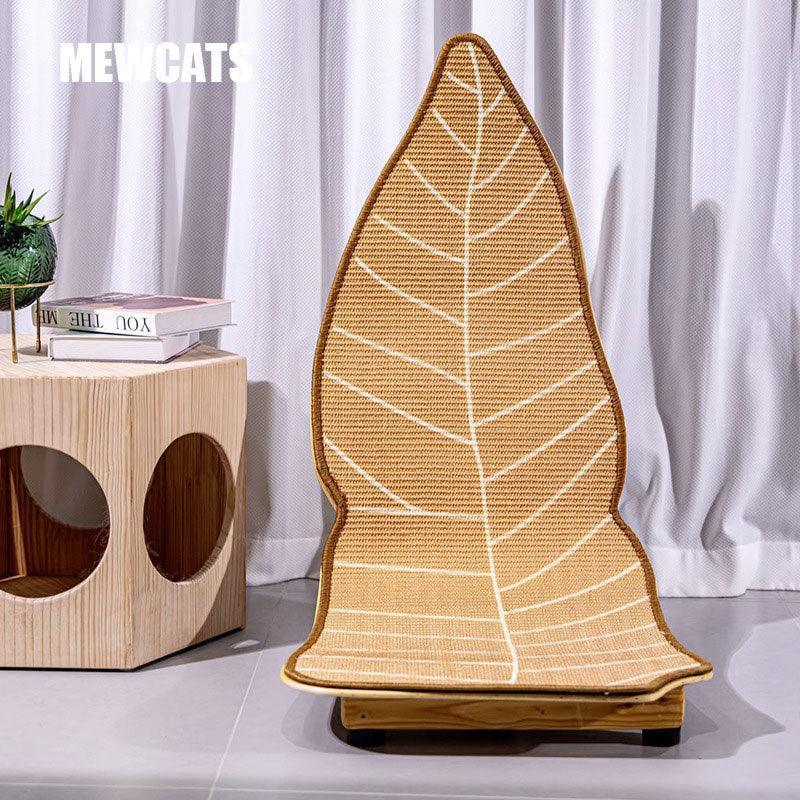 67ec92bbf80ea181b6a81961f78fcba2d94b6494fdc299b095e1301faacf86b5.jpg Leaf-Inspired Cat Scratcher Bed - Image 1