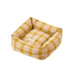 Vintage Plaid Cat Sofa Square Cat Bed - Image 15