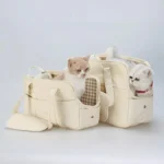 Cat Carrier Outdoor Travel Warm Tote Bag - Image 3