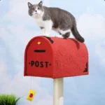 Cute Postbox Cat Climbing Frame Bed All In One Cat Tree - Image 10