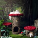 Mushroom Forest Cat Tree Climbing Frame - Image 8