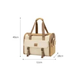 Vintage Cat Carrier Bag Travel Backpack - Image 8
