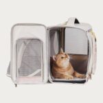 Cat Carrier Backpack Expandable Bag with Wheels - Image 6