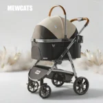 L9 Foldable Cat Carrier Stroller with Wheels - Image 2