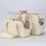 Cat Carrier Outdoor Travel Warm Tote Bag - Image 12
