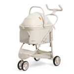 3-Wheeled Lightweight Pet Cat Carrier Stroller - Image 8