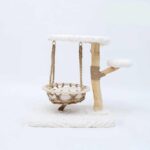Solid Wooden Cradle Cat Tree Climbing Frame - Image 13