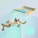 Sturdy Cat Window Wooden Perch Bed Hammock - Image 5