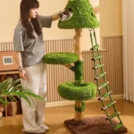 Green Sky Ladder Cloud Climber Cat Tree - Image 3