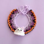 Halloween Cat Collar Handmade Hats Pumpkin Costume - Image 5