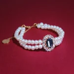 Retro Gemstone Cat Collar Accessory - Image 5