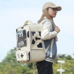 Milk Cat Carrier Bag Foldable Hiking Backpack - Image 7