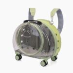Transparent Cat Trolley With Wheels Rolling Carrier - Image 18