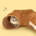 Bear Warm Cat Tunnel Foldable Cat Bed - Image 7