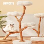 Clouds Deluxe Solid Wood Cat Tree Climbing Frame