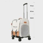 Cat Carrier Backpack Expandable Bag with Wheels - Image 10