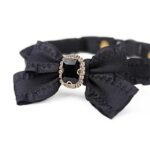 Ruffled Gemstone Bow Cat Collar - Image 6
