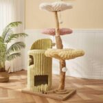 Flower Large Cat Climbing Frame Luxury Cat Tree - Image 13