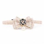 Camellia Cat Collar with Pearls - Image 7