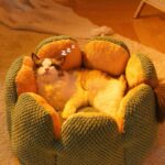Kennel Flower Cat Bed Nest Washable 3 Color Cushion - Image 5