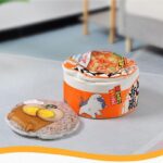 Instant Noodle Cat Bed House Detachable Cushion - Image 3