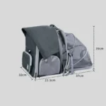 Cat Carrier Backpack 3 Color Expandable Bag - Image 11