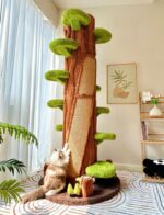 Luxury Cat Tree Looks Like Tree Tall Climbing Frame - Image 4