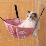 Cat Hammock for Cage 4 Color Adjustable Summer Bed - Image 4