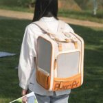 Portable Cat Travel Carrier Backpack 2 Color Cat Bag - Image 2