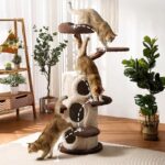 Treehouse Cat Tree for Multiple Cats Climbing Condo - Image 3