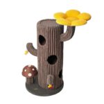 Deluxe Large Cactus Solid Cat Tree Climbing Frame - Image 13