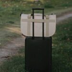 Cat Carrier Bag Folded Tote Khaki Large Bag - Image 9
