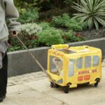School Bus Carrier With Wheels Trolley for 2 Cats - Image 11