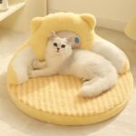 Bear Cat Bed Mat Fluffy Pemovable Pet Pad - Image 8