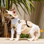 Sphynx Cat Vest 3 Color Devon Hairless Cat Clothes - Image 6