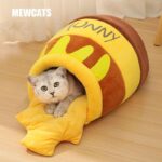 Honey Jar Cat Sleeping Bag Four Seasons Bed Cave