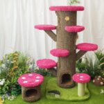 Mushroom Forest Cat Tree Climbing Frame - Image 15