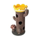 Deluxe Large Cactus Solid Cat Tree Climbing Frame - Image 16