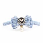 Camellia Cat Collar with Pearls - Image 8