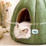 Pumpkin Cat Bed Sleeping House 3 Color Cat Cave - Image 4