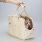 Cat Carrier Outdoor Travel Warm Tote Bag - Image 4