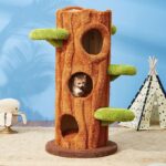 Luxury Cat Tree Looks Like Tree Tall Climbing Frame - Image 10