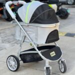 L9 Foldable Cat Carrier Stroller with Wheels - Image 3