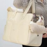 Cat Carrier Outdoor Travel Warm Tote Bag - Image 9